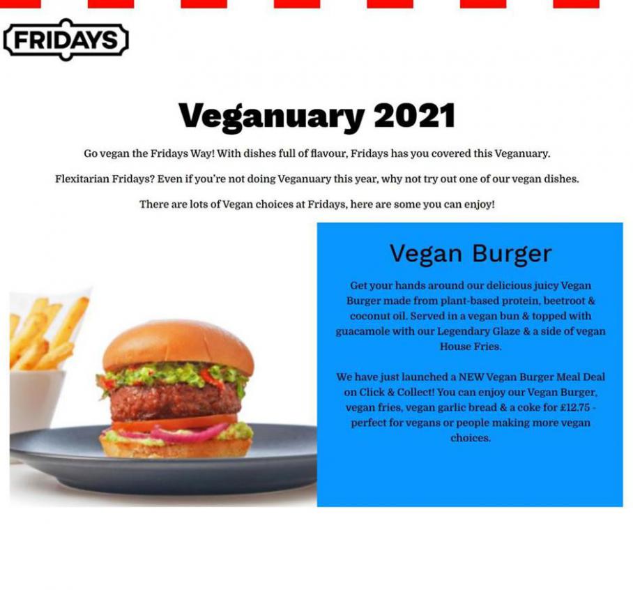Veganuary 2021 . T.G.I. Friday's (2021-02-03-2021-02-03)