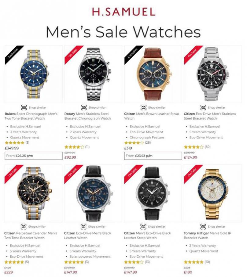 Watches Sale . H. Samuel (2021-03-28-2021-03-28)