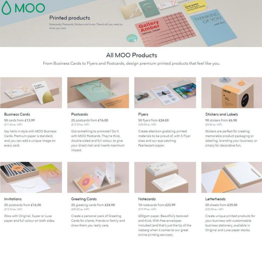 Printed Products . MOO (2021-03-14-2021-03-14)