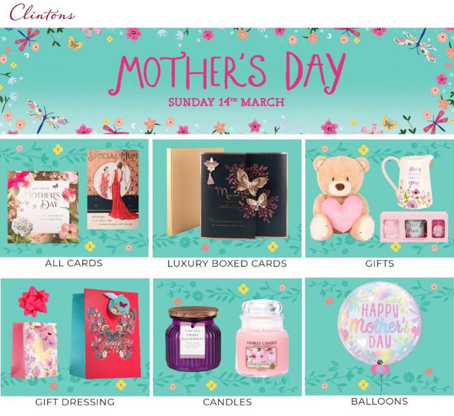 Mothers Day Offers . Clintons (2021-03-14-2021-03-14)