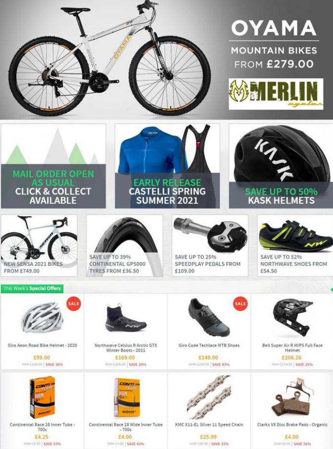 Sale . Merlin Cycles (2021-03-14-2021-03-14)