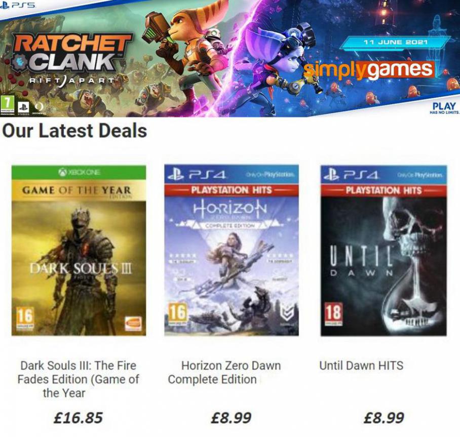 Our Latest Deals . Simply Games (2021-05-02-2021-05-02)