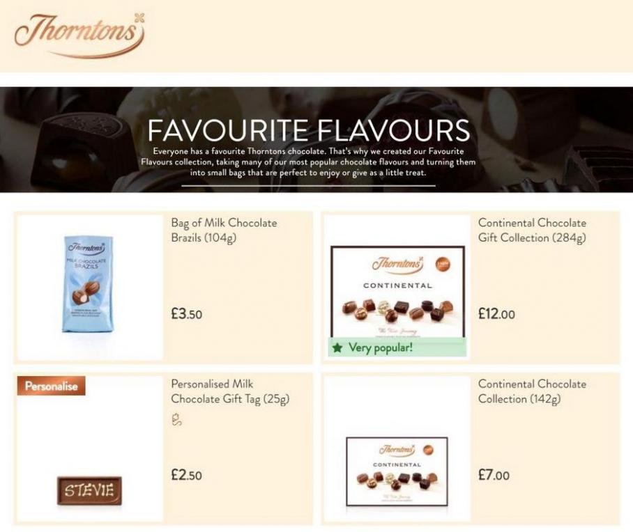 Favourite Flavours . Thorntons (2021-05-08-2021-05-08)