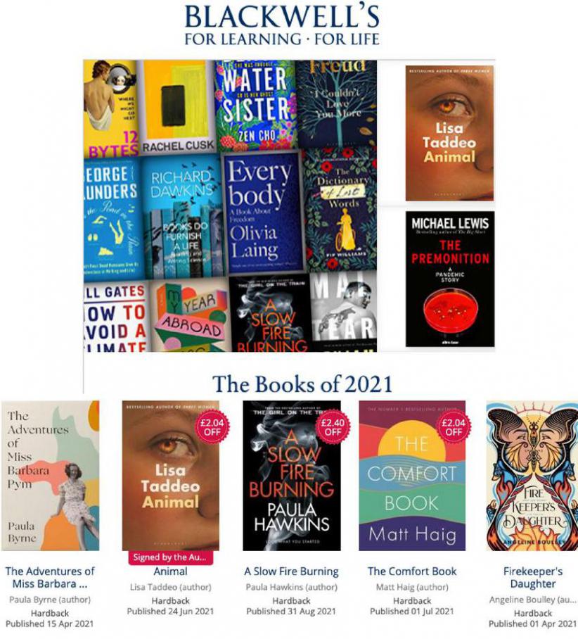Books of 2021  . Blackwell's (2021-04-30-2021-04-30)