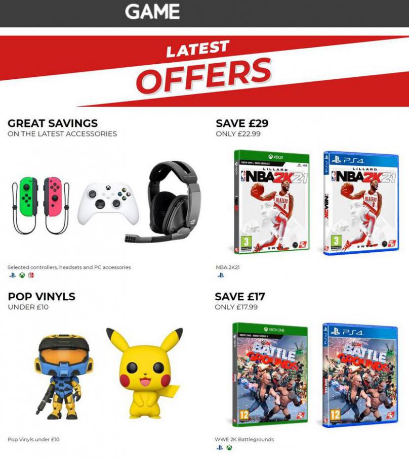 Latest Offers . Game (2021-04-05-2021-04-05)