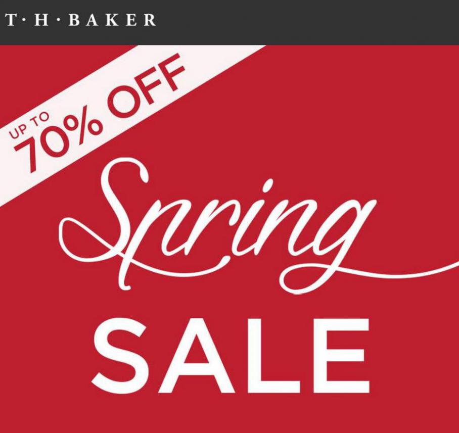 Spring Sale . T.H. Baker (2021-04-26-2021-04-26)