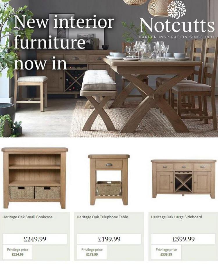 New interior furniture now in . Notcutts Garden Centre (2021-04-30-2021-04-30)