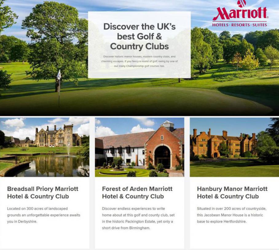 Best Golf & Country Clubs . Marriott UK (2021-05-15-2021-05-15)