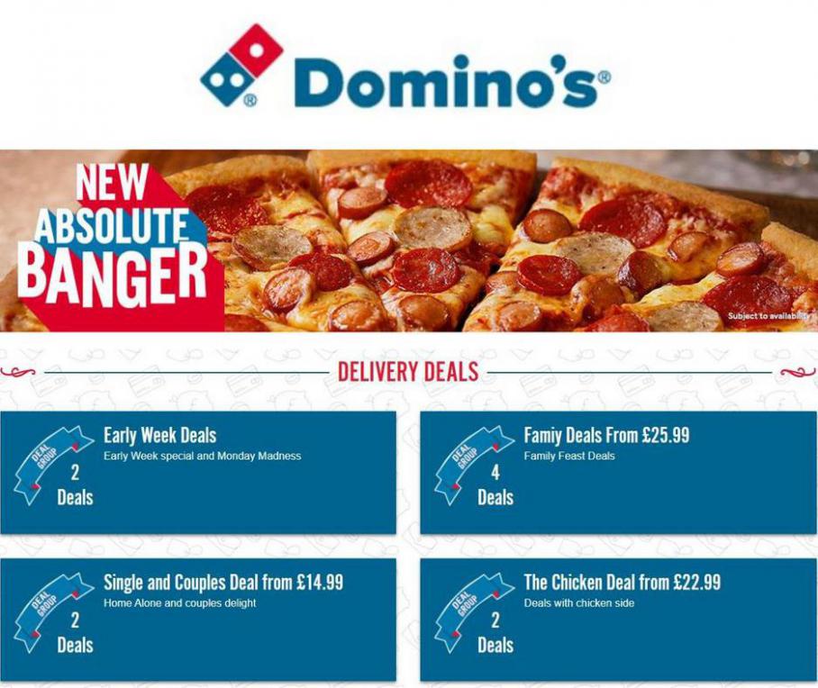 Top Deals . Domino's Pizza (2021-05-02-2021-05-02)