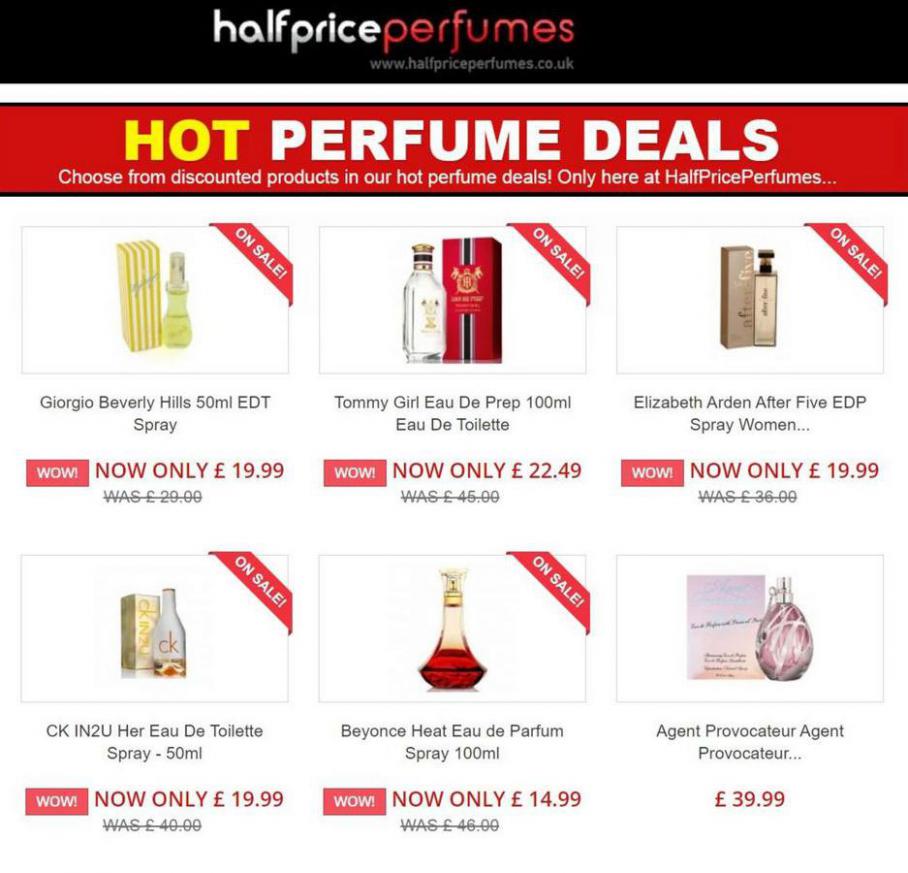 Hot Perfume Deals . Half Price Perfumes (2021-05-13-2021-05-13)