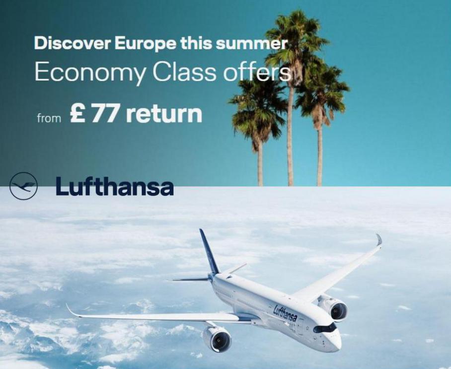 Economy Class Offers . Lufthansa (2021-04-30-2021-04-30)