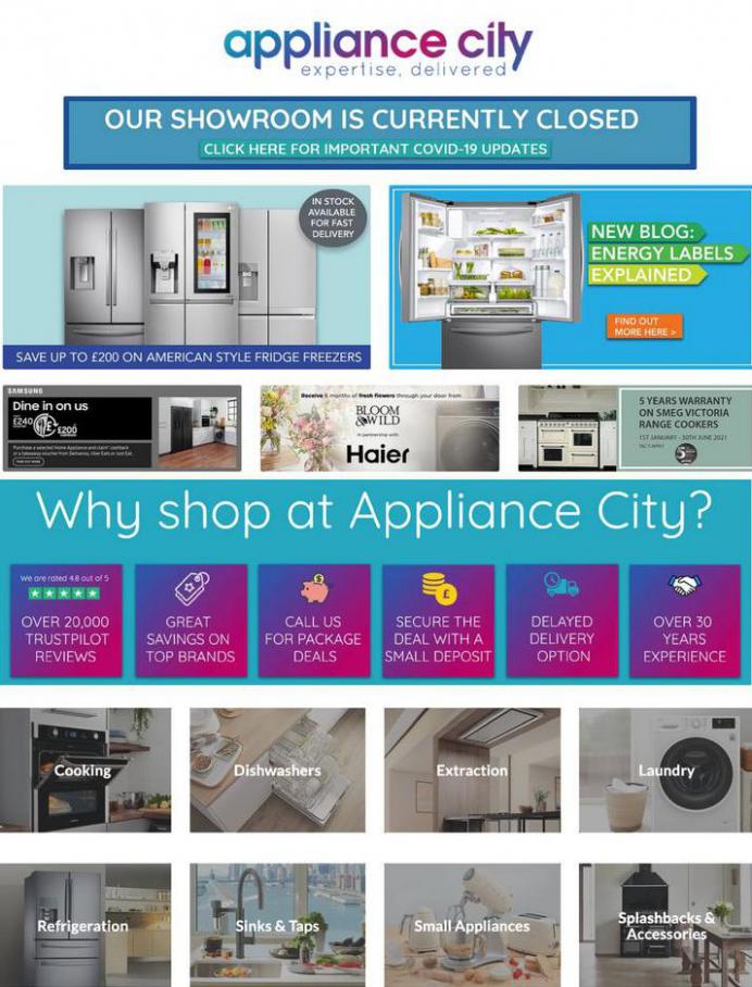 Promotions  . Appliance City (2021-05-15-2021-05-15)