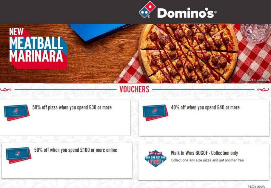 Latest Offers . Domino's Pizza (2021-06-03-2021-06-03)