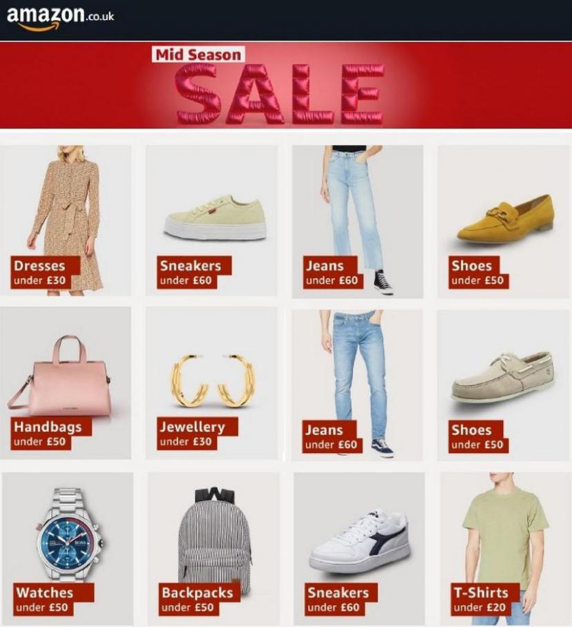 Mid Season Fashion Sale . Amazon (2021-05-23-2021-05-23)