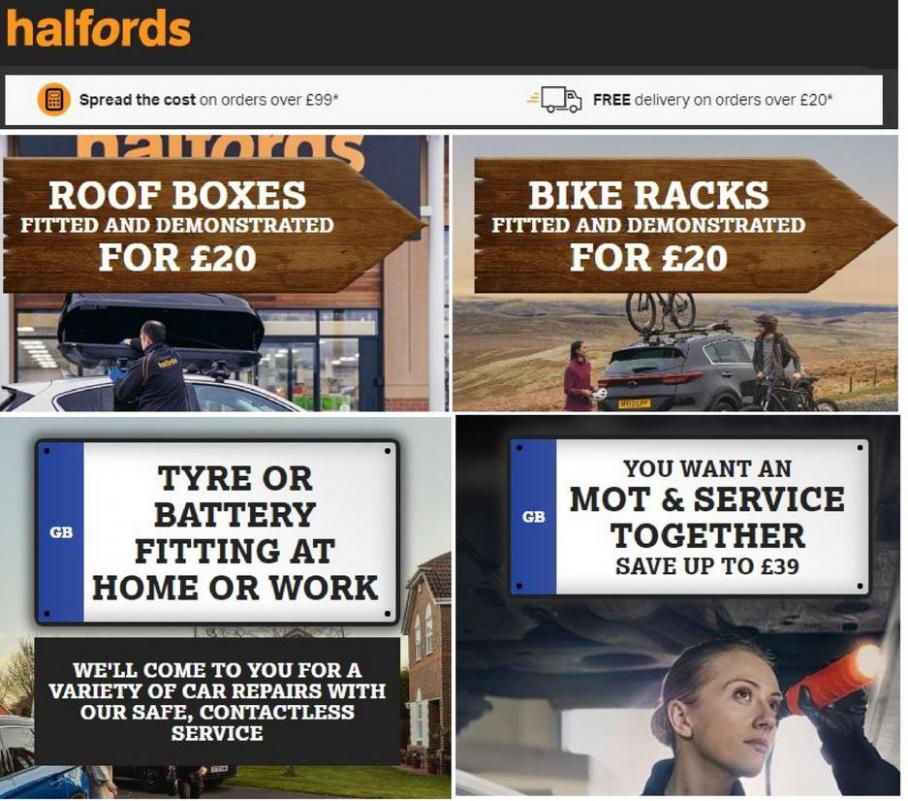 Latest Offers . Halfords (2021-06-06-2021-06-06)