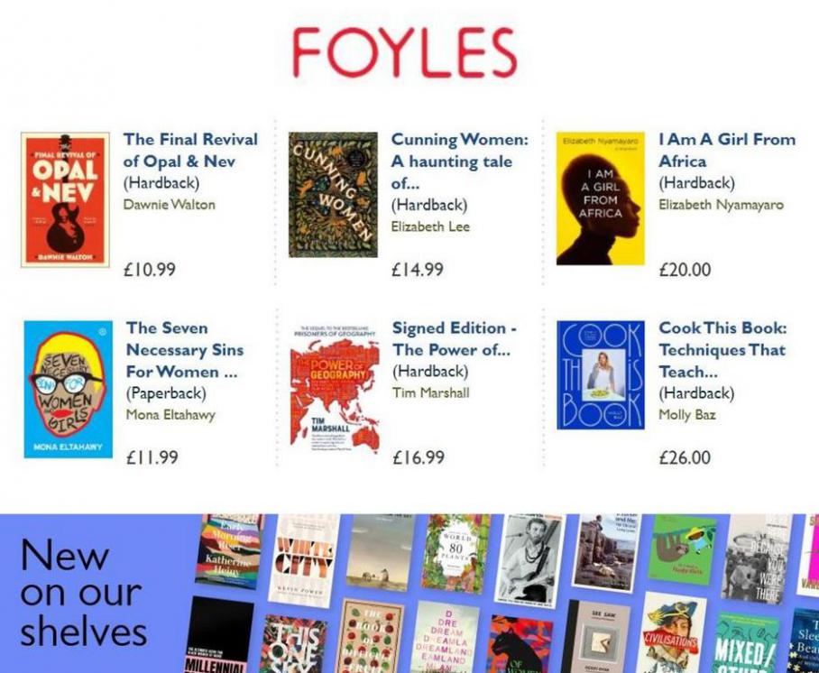 New On Our Shelves . Foyles (2021-05-10-2021-05-10)