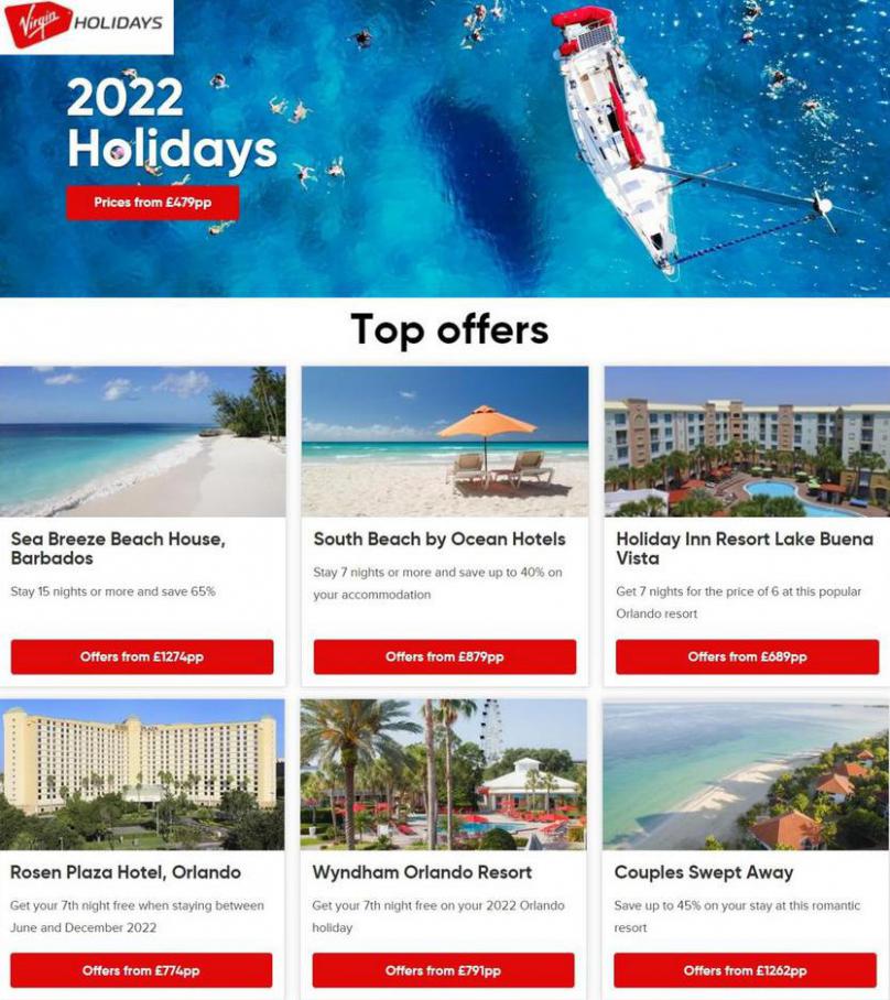 Top Offers . Virgin Holidays (2021-05-17-2021-05-17)