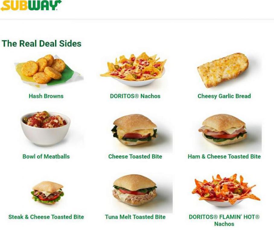 The Real Deal Sides . Subway (2021-06-30-2021-06-30)