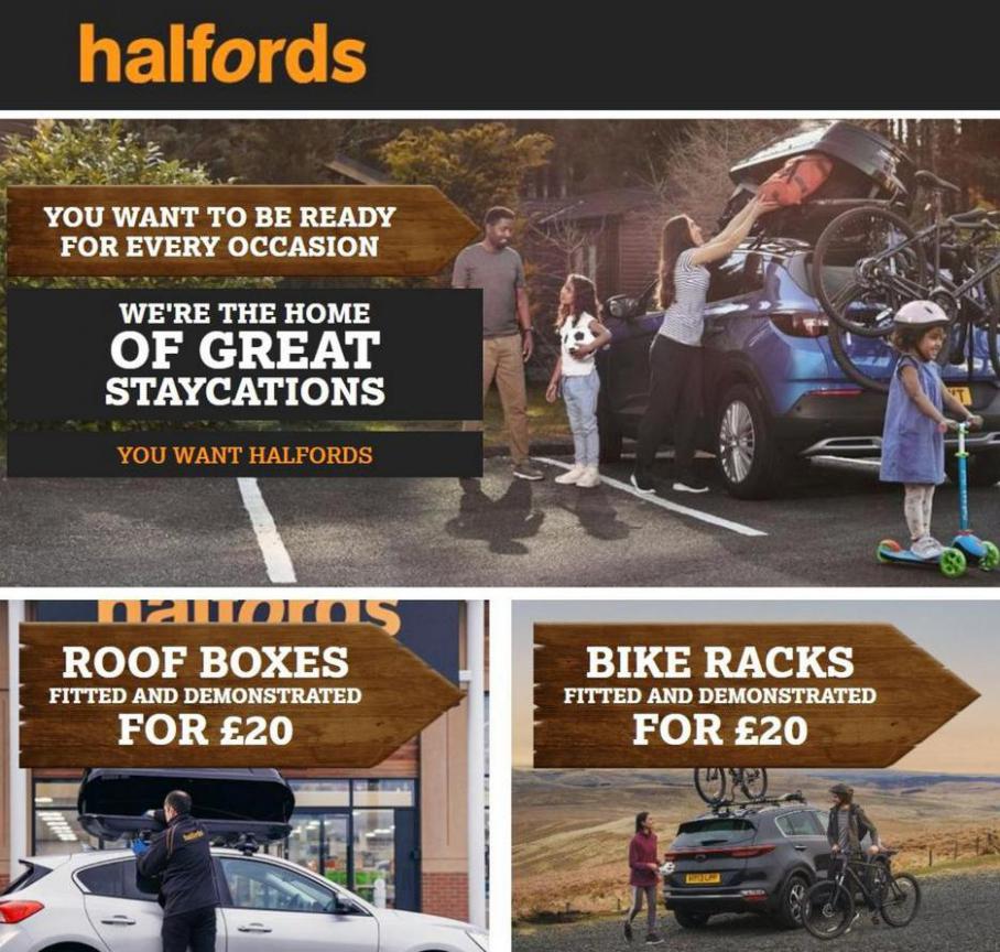 Latest Offers. Halfords (2021-07-07-2021-07-07)