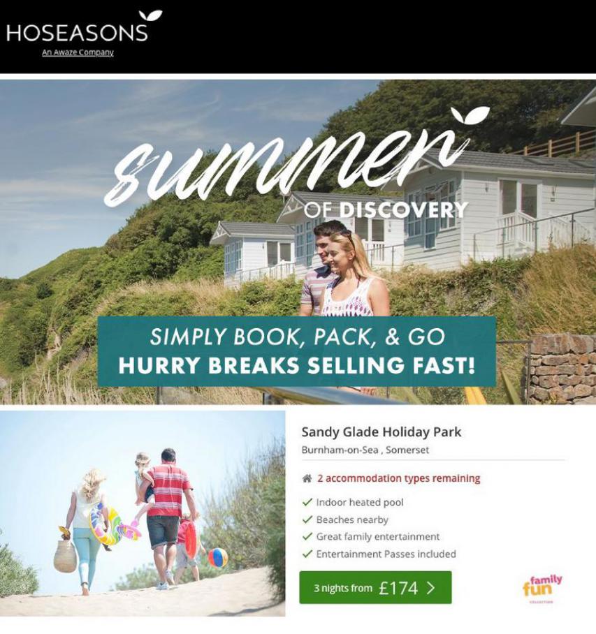 Summer of Discovery. Hoseasons (2021-07-11-2021-07-11)