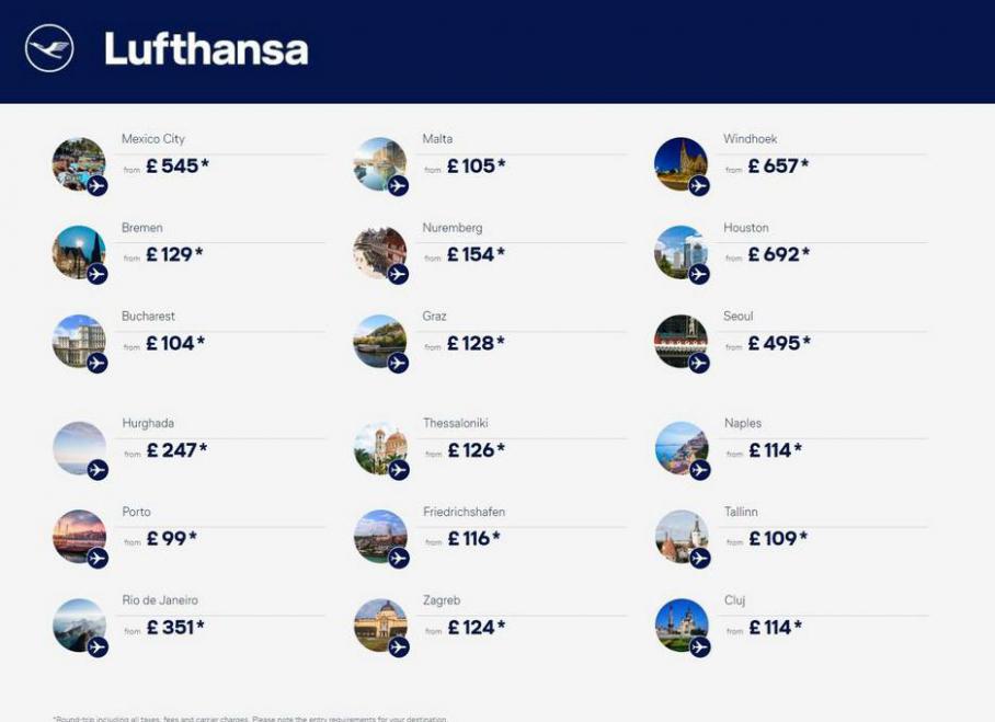 Flight Offers From London . Lufthansa (2021-06-19-2021-06-19)