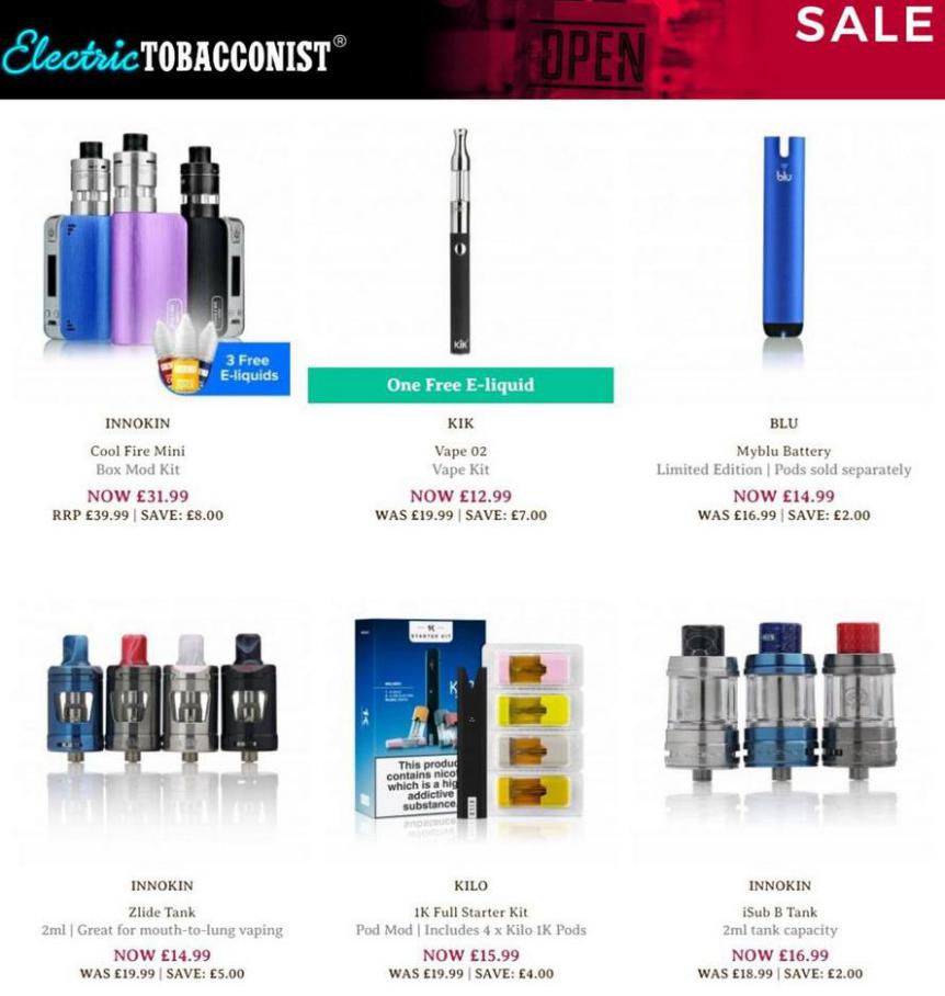 Sale . Electric Tobacconist (2021-06-18-2021-06-18)