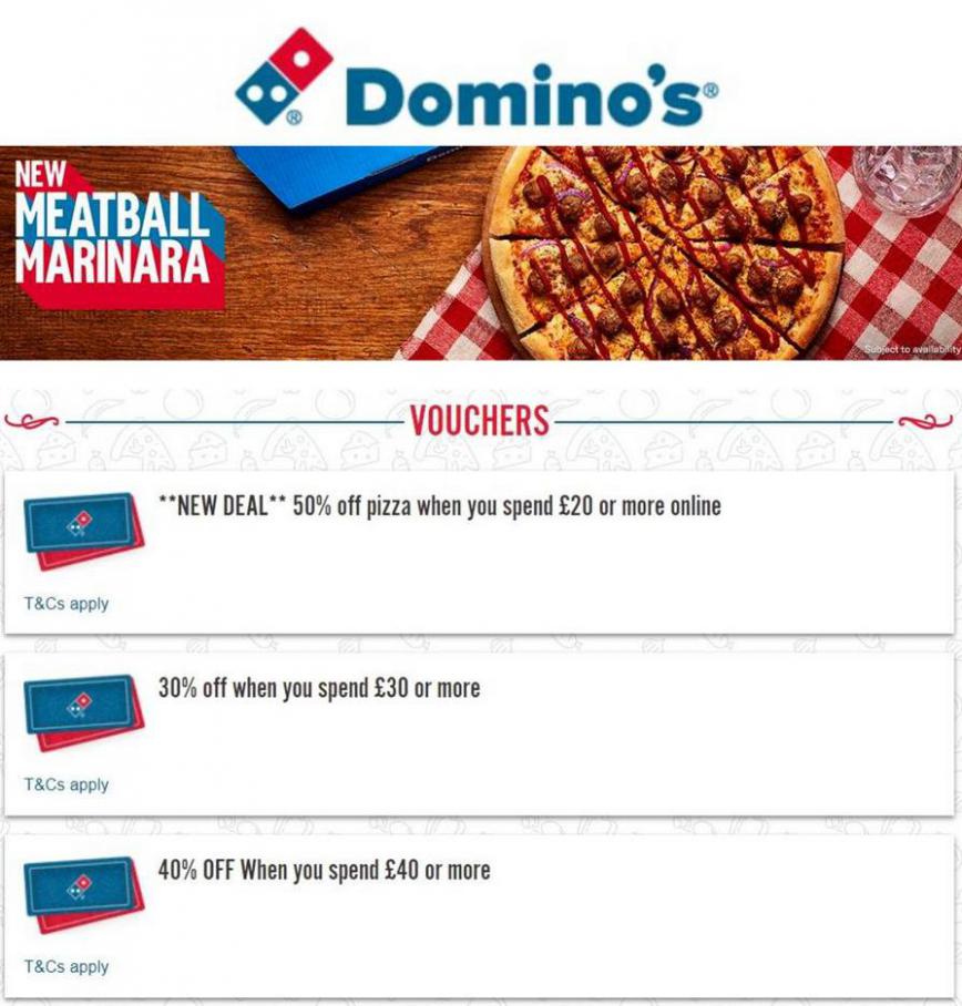 Latest Offers . Domino's Pizza (2021-07-04-2021-07-04)