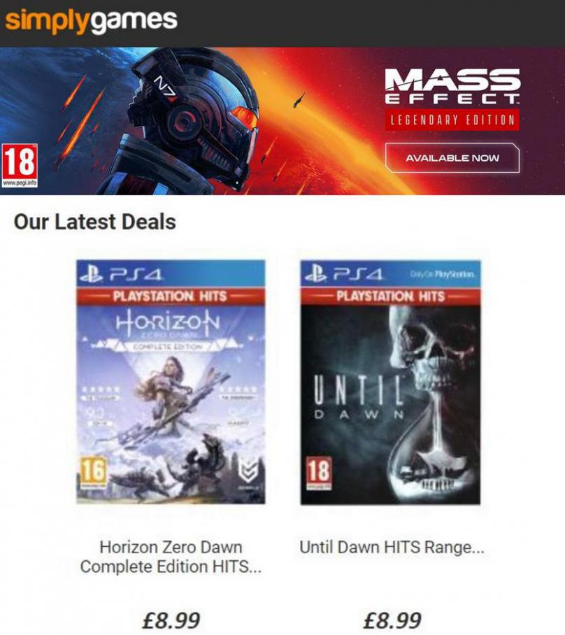 Latest Deals . Simply Games (2021-06-18-2021-06-18)