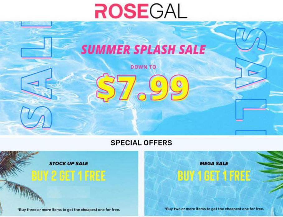 Top Deals. Rosegal (2021-06-28-2021-06-28)