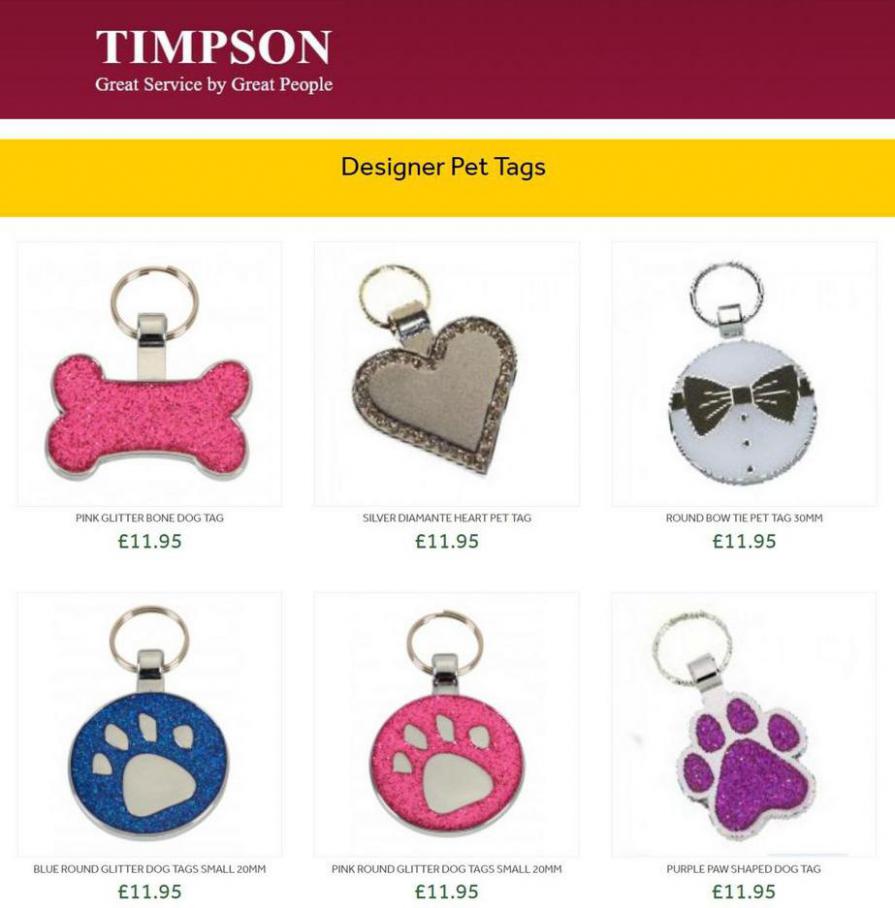 Designer Pet Tags . Timpson (2021-06-17-2021-06-17)