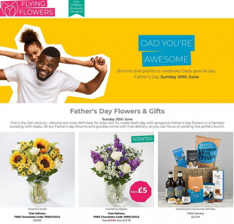 Fathers Day Gifts. Flying Flowers (2021-07-10-2021-07-10)