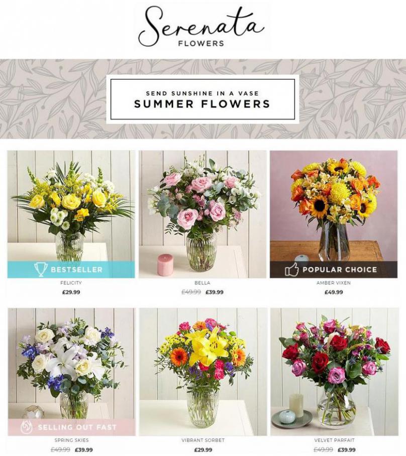Summer Flowers. Serenata Flowers (2021-08-31-2021-08-31)