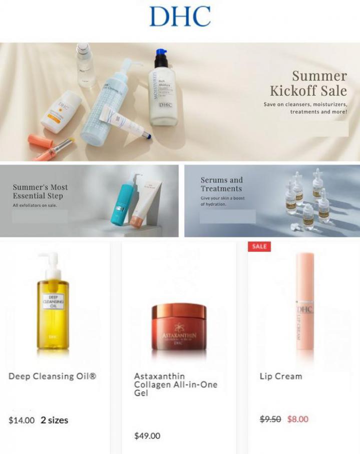 Summer Kickoff Sale. DHC Beauty (2021-06-30-2021-06-30)