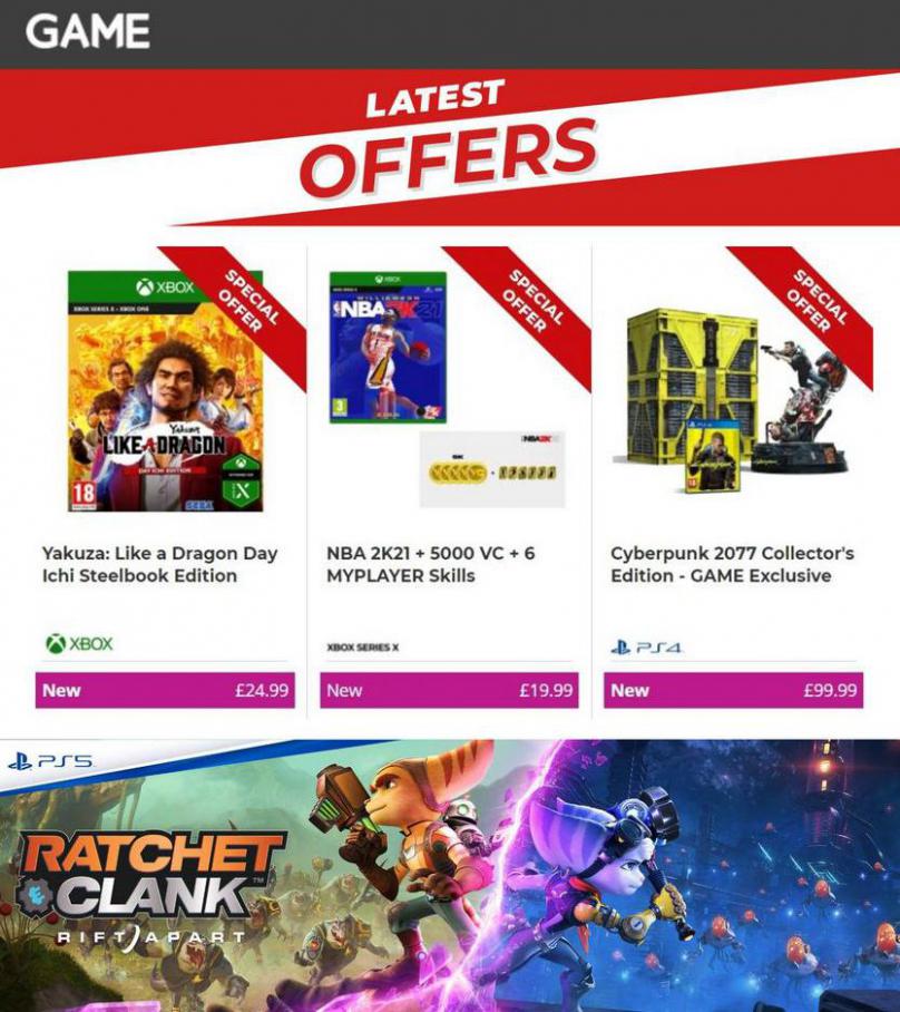 Latest Offers. Game (2021-06-28-2021-06-28)