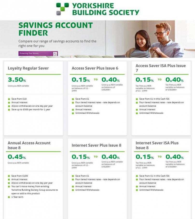 Savings Accounts. Yorkshire Building Society (2021-08-15-2021-08-15)