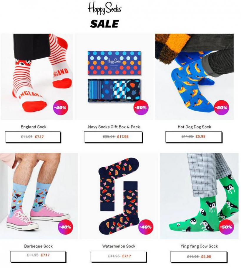 Sale. Happy Socks (2021-08-08-2021-08-08)