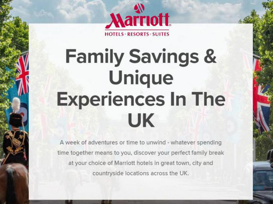 Family Savings. Marriott UK (2021-07-15-2021-07-15)