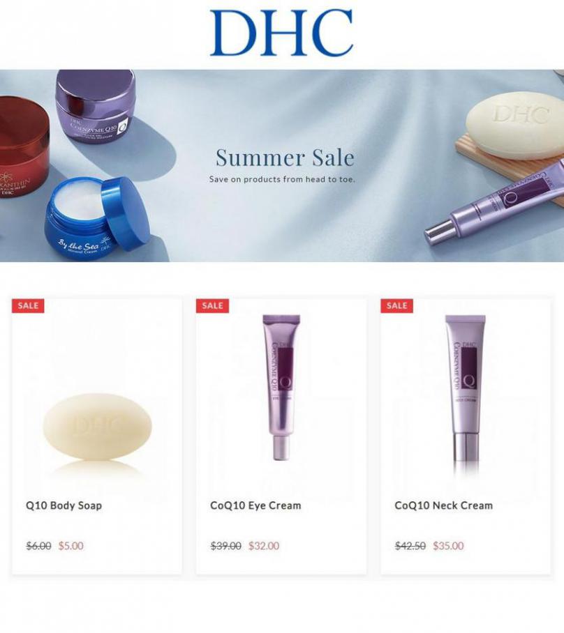 Summer Sale. DHC Beauty (2021-07-31-2021-07-31)