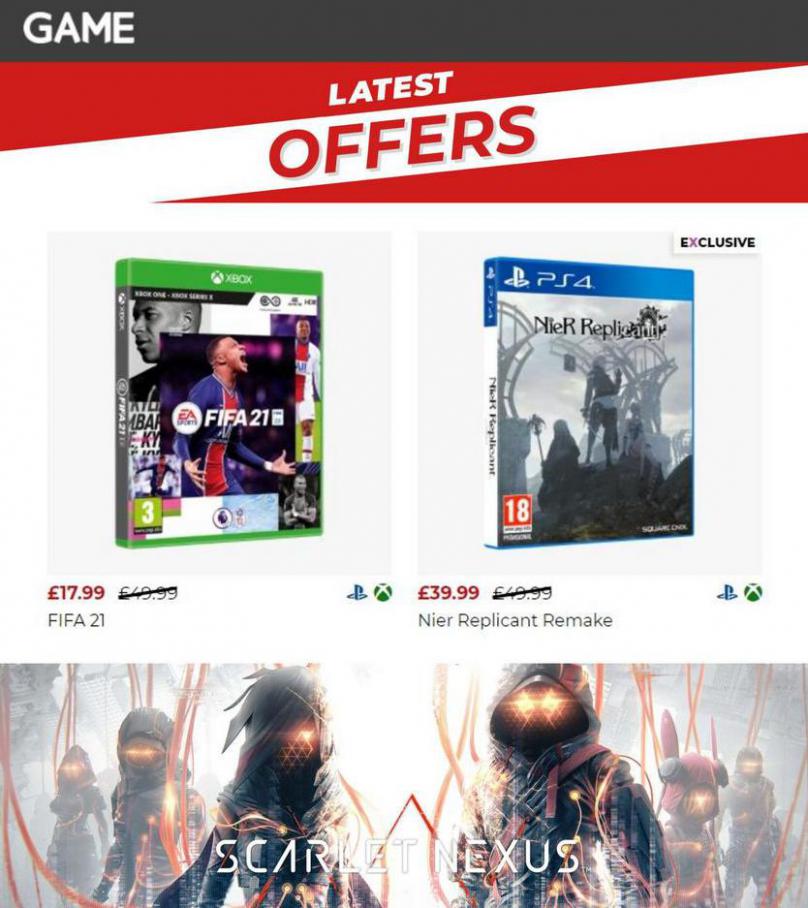 Latest Offers. Game (2021-07-13-2021-07-13)