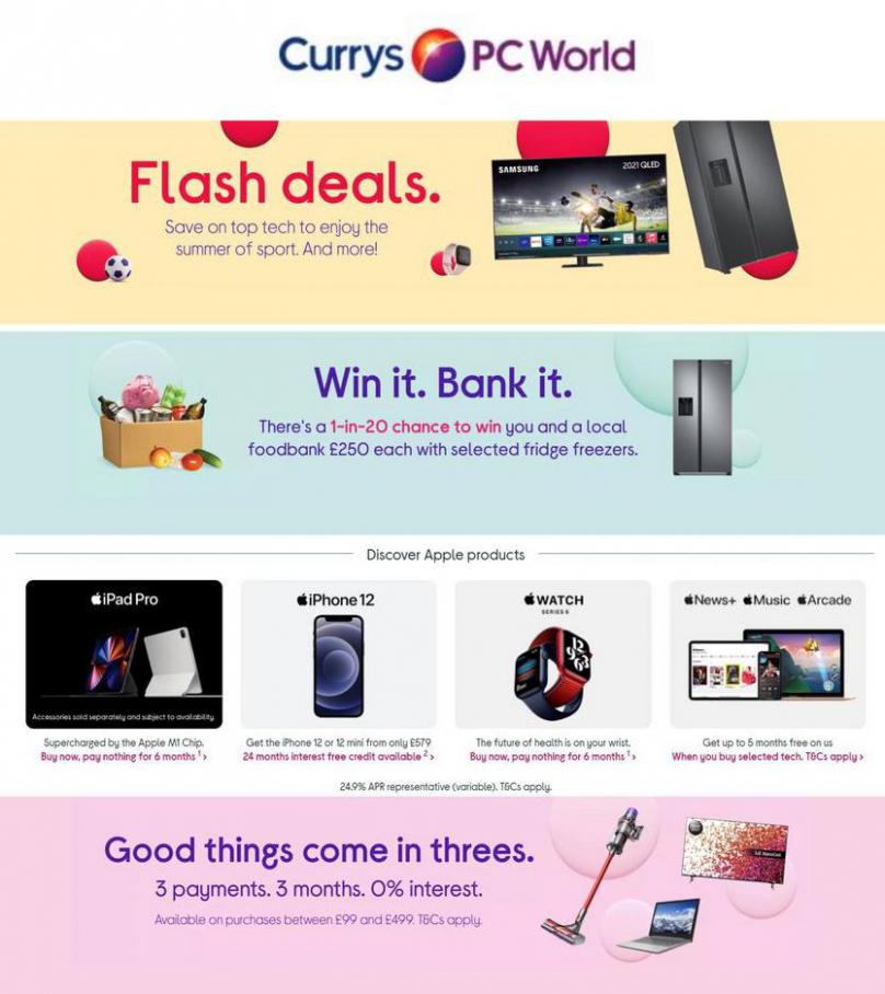 Top Offers. Currys PC World (2021-07-18-2021-07-18)