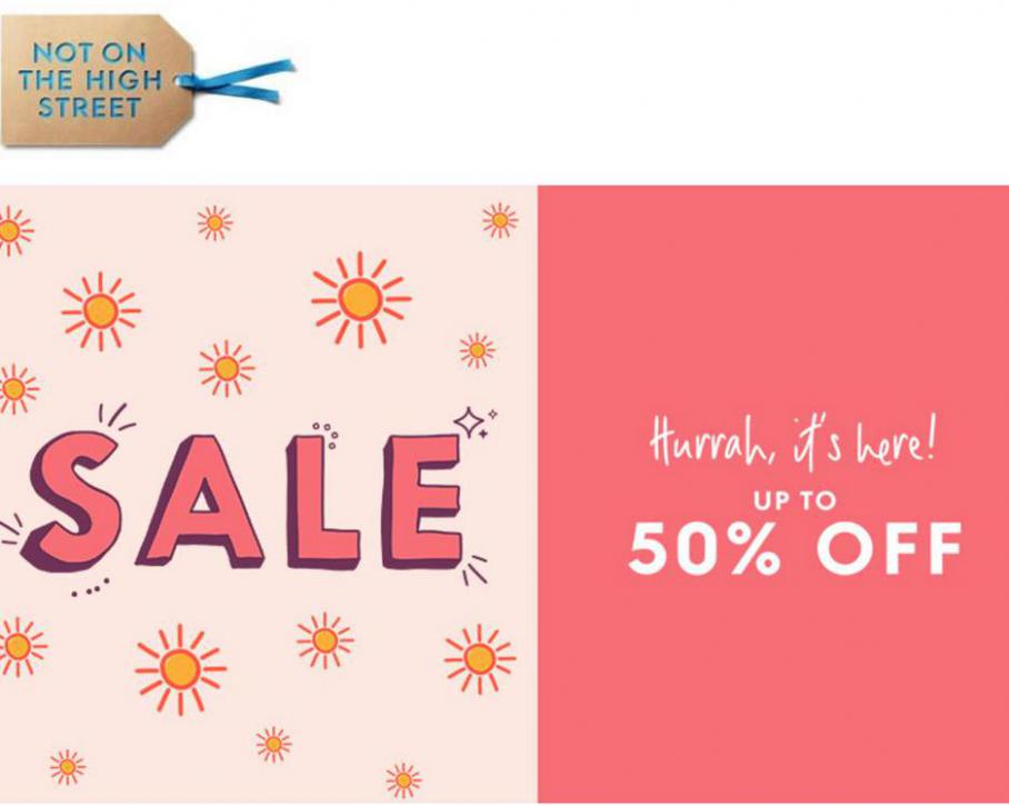 Summer Sale. Not On The High Street (2021-07-05-2021-07-05)