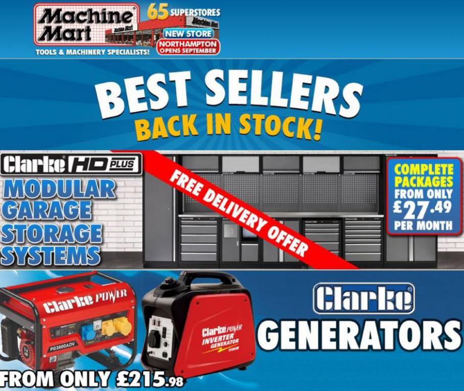 Best Sellers. Machine Mart (2021-08-31-2021-08-31)