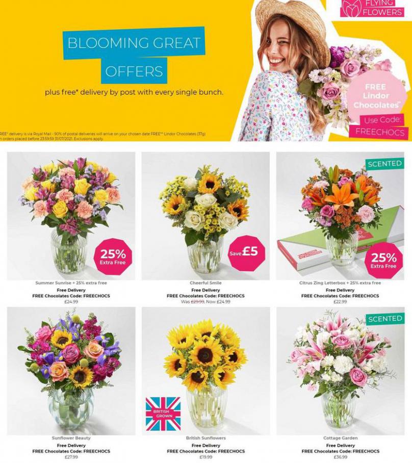 Special Offers. Flying Flowers (2021-08-22-2021-08-22)