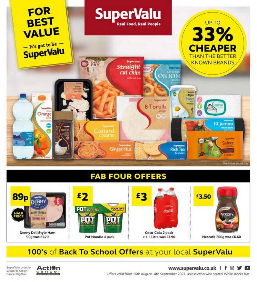 Weekly ad. SuperValu (2021-09-04-2021-09-04)