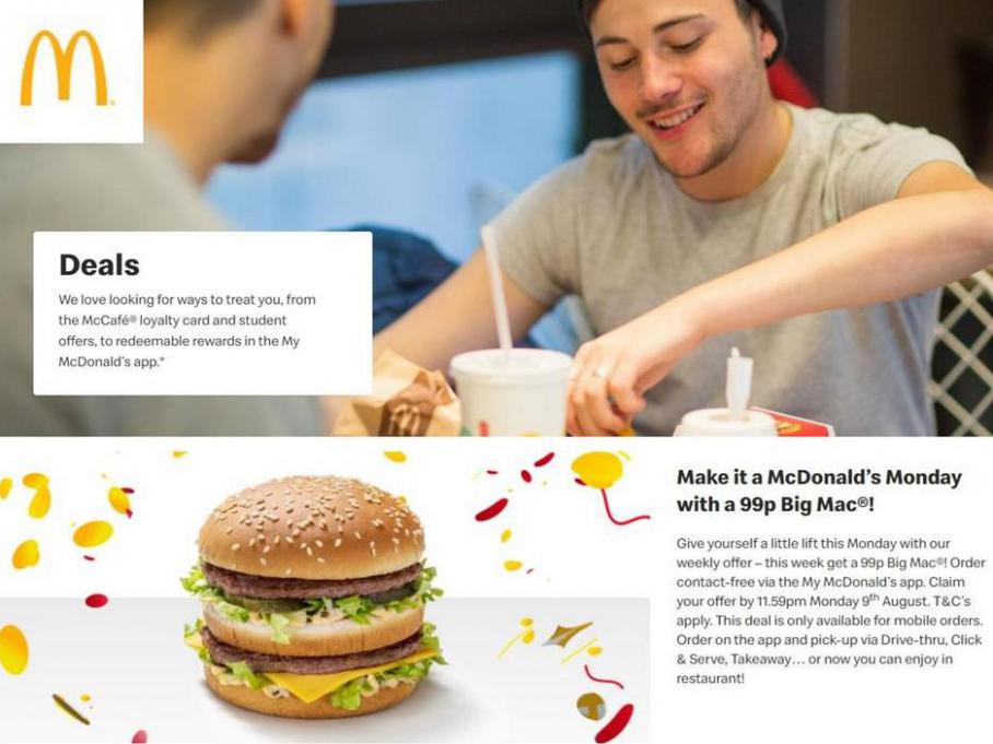 Special Offers. McDonald's (2021-08-31-2021-08-31)