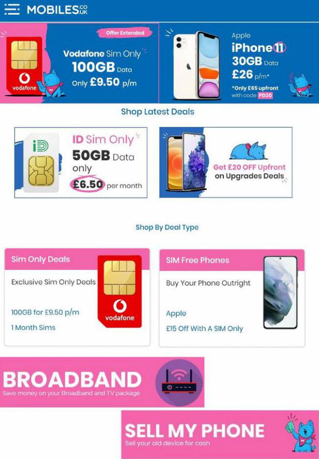 Latest Offers. Mobiles (2021-08-31-2021-08-31)
