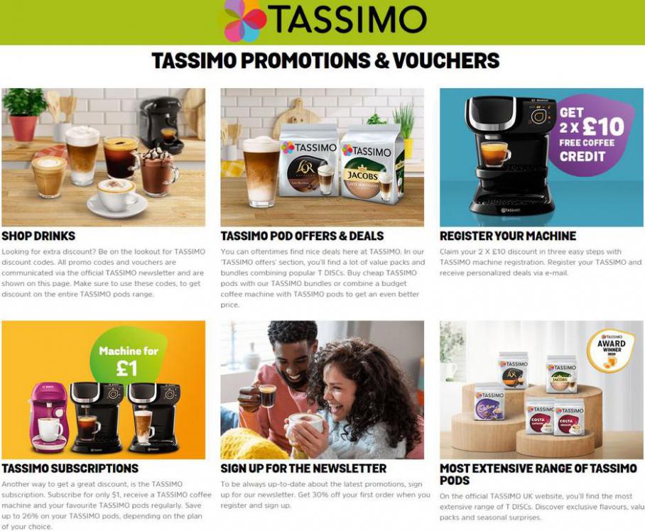 TASSIMO PROMOTIONS & VOUCHERS. Tassimo (2021-09-26-2021-09-26)