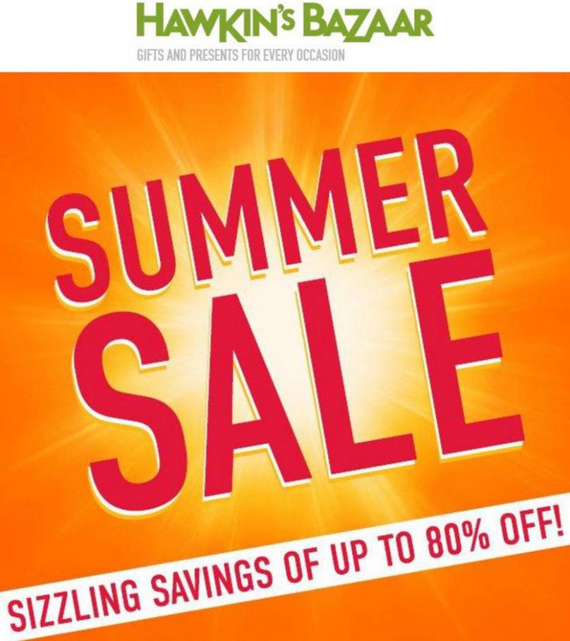 Summer Sale. Hawkin's Bazaar (2021-08-31-2021-08-31)