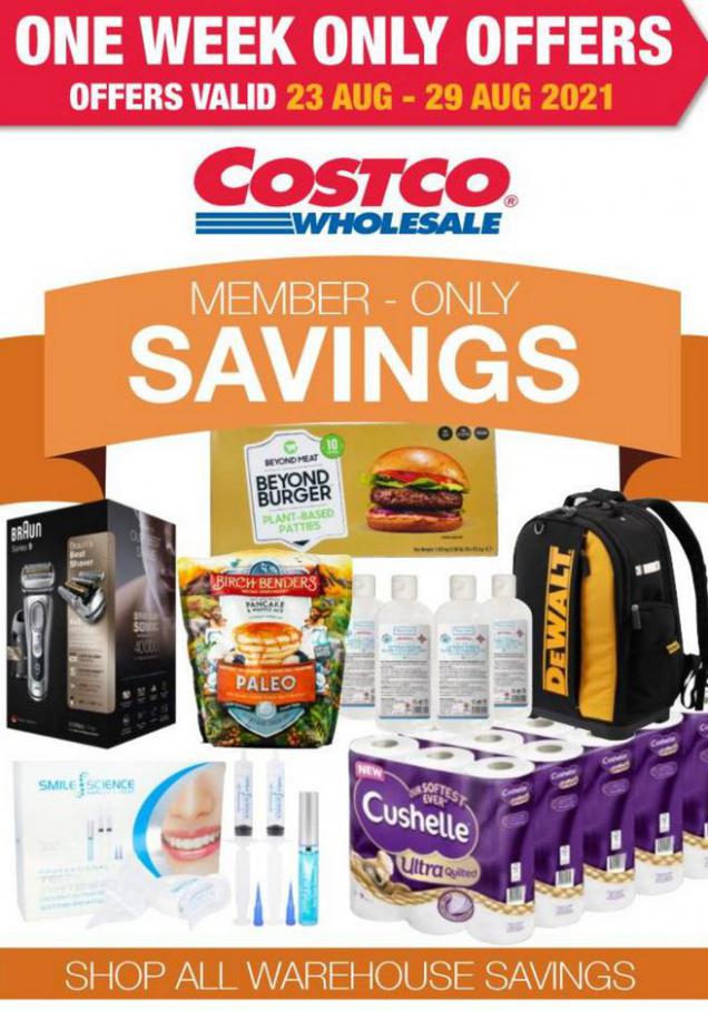 Member - Only Savings. Costco (2021-08-29-2021-08-29)