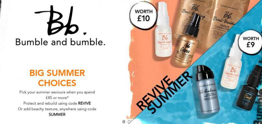 Offers. Bumble and Bumble UK (2021-08-15-2021-08-15)